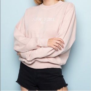Brandy Melville Erica New York Sweatshirt (NWOT)